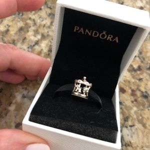 Pandora Christmas Carousel Charm NIB